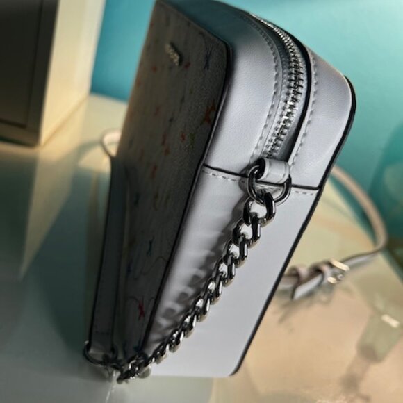 Michael Kors Jet Set White Airplane Camera Crossbody Bag NWOT - Picture 4 of 5